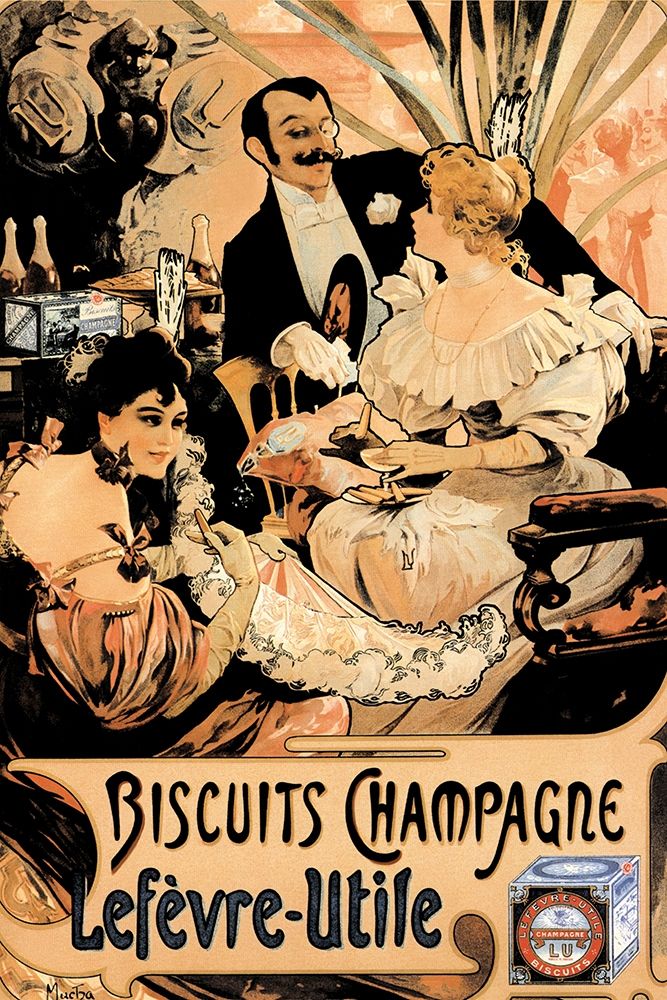 Biscuits Champagne art print by Unknown for $57.95 CAD