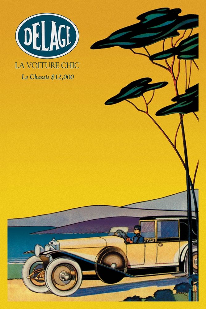 Delage - Out for a Drive art print by Unknown for $57.95 CAD