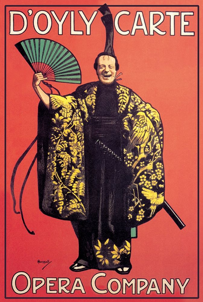 DOyly Carte Opera Company (Asian Costume) art print by Unknown for $57.95 CAD