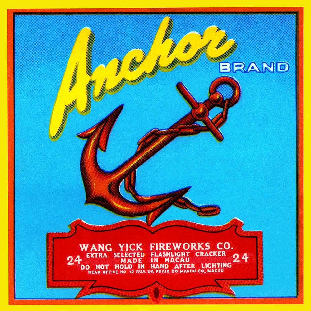 Anchor Brand Fireworks art print by Unknown for $57.95 CAD