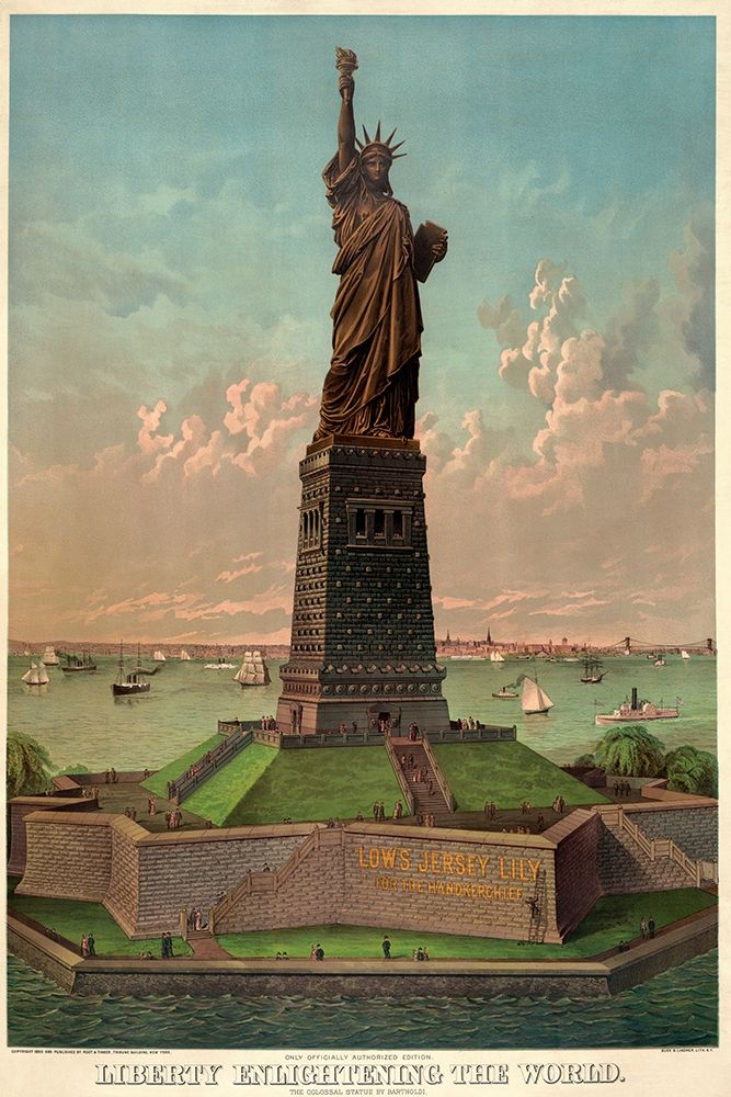 Liberty enlightening the world art print by Unknown for $57.95 CAD