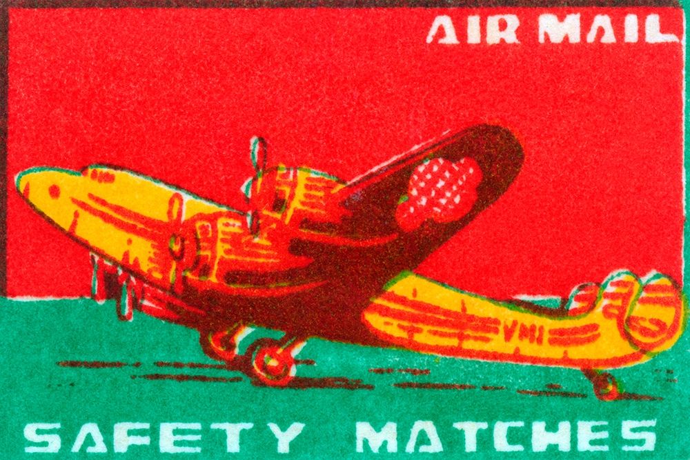 Air Mail Safety Matches art print by Unknown for $57.95 CAD