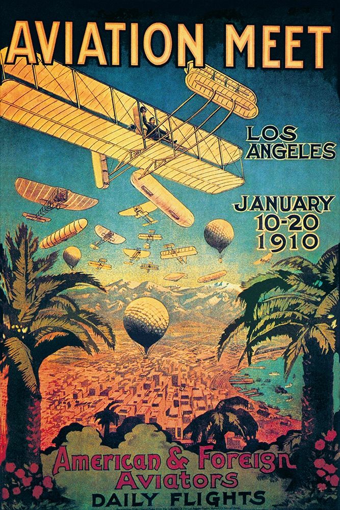 Aviation Meet in Los Angeles art print by Unknown for $57.95 CAD