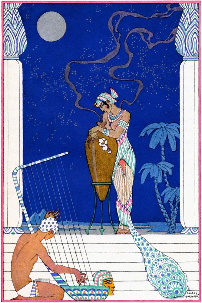 Egypt art print by Georges Barbier for $57.95 CAD