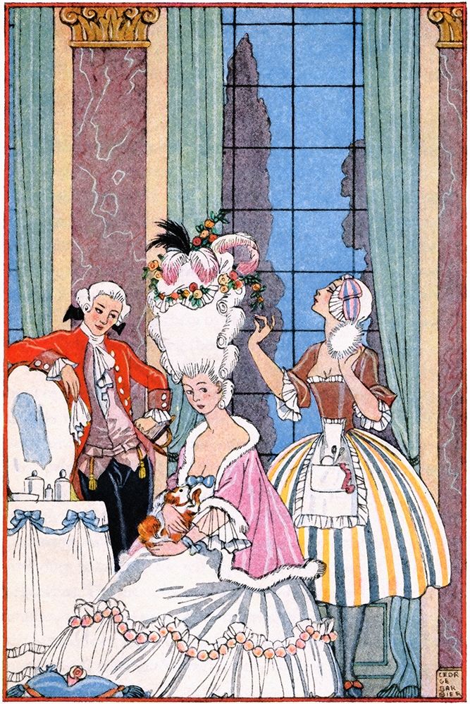 France in the 18th Century art print by Georges Barbier for $57.95 CAD