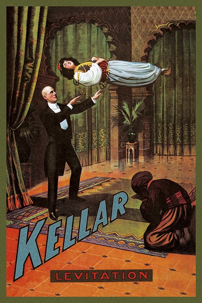 Magicians: Kellar: Levitation art print by Unknown for $57.95 CAD