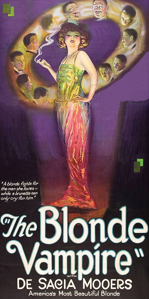 Vintage Film Posters: Blonde Vampire art print by Unknown for $57.95 CAD