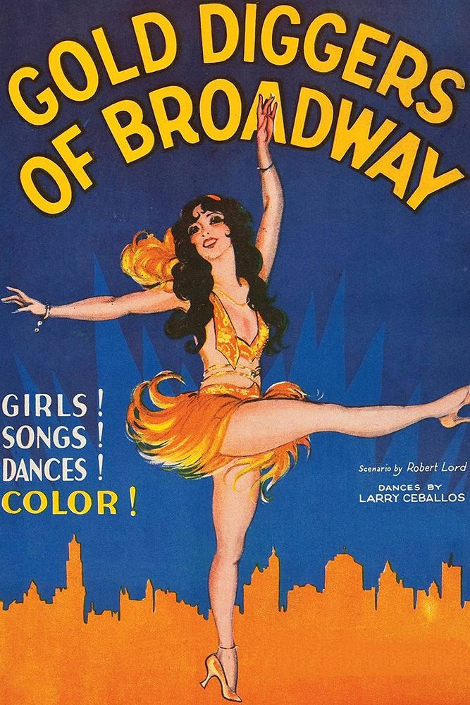 Vintage Film Posters: Gold Diggers of Broadway art print by Unknown for $57.95 CAD