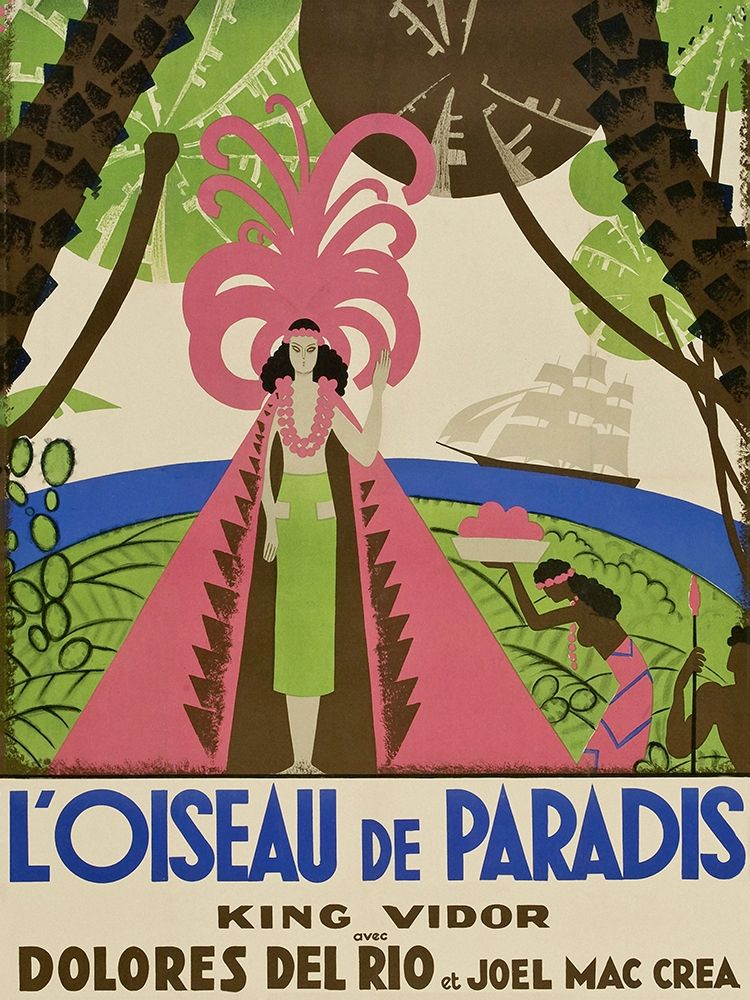 Vintage Film Posters: Bird of Paradise Loiseau de Paradis art print by Unknown for $57.95 CAD