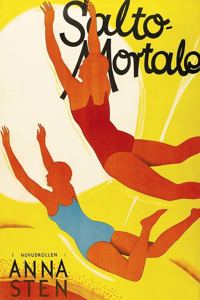 Vintage Film Posters: Trapeze Salto Mortale art print by Unknown for $57.95 CAD