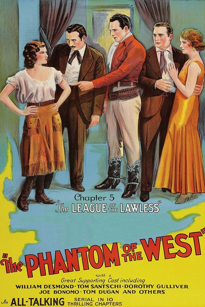 Vintage Westerns: Phantom of the West - League of the Lawless art print by Unknown for $57.95 CAD