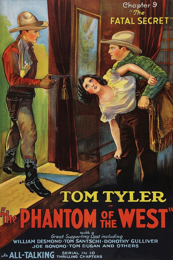 Vintage Westerns: Phantom of the West - Fatal Secret art print by Unknown for $57.95 CAD
