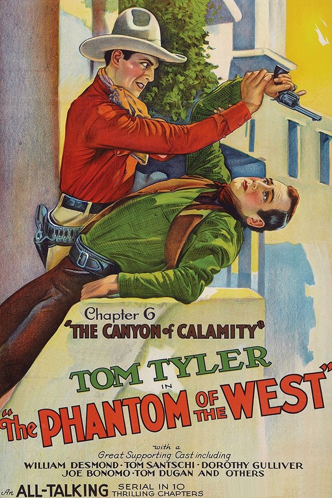 Vintage Westerns: Phantom of the West -  Canyon of Calamity art print by Unknown for $57.95 CAD