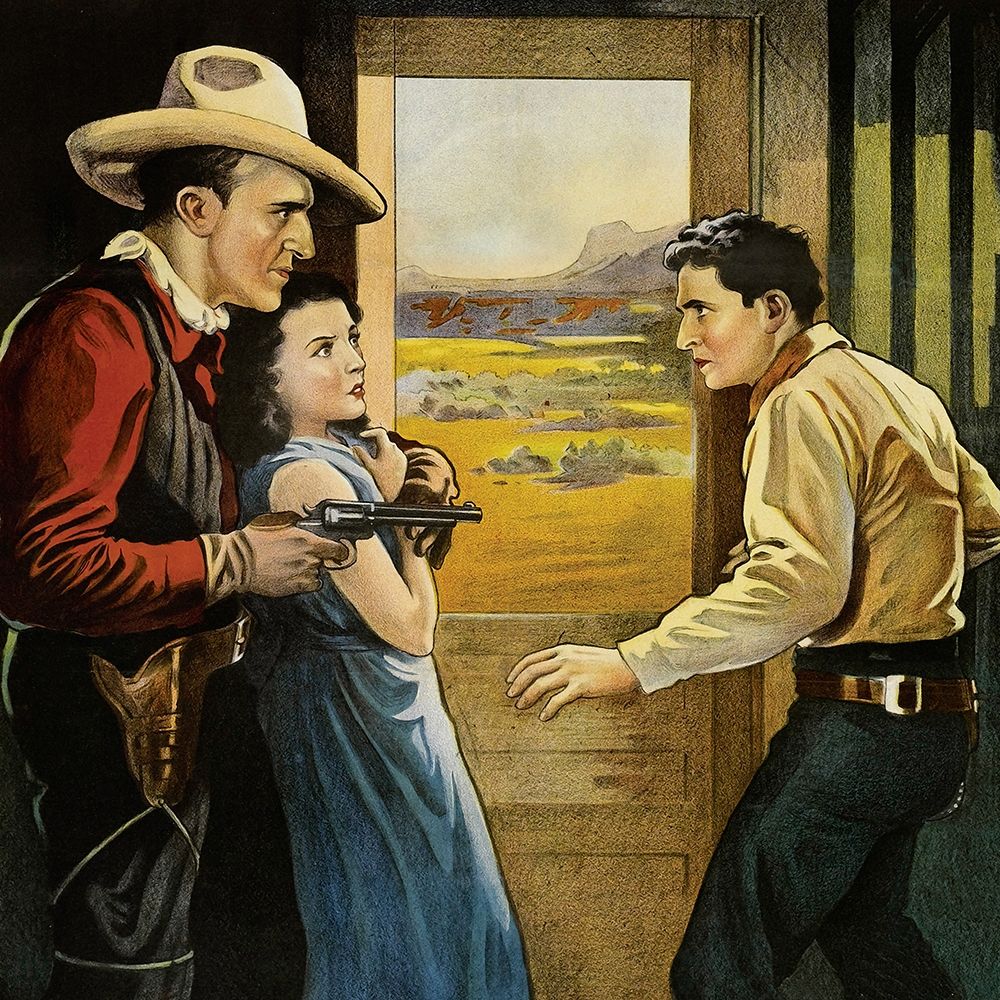 Vintage Westerns: South of Santa Fe - Detail art print by Unknown for $57.95 CAD
