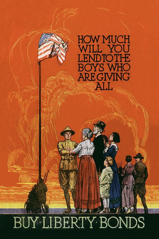 WWI: Buy Liberty Bonds art print by Unknown for $57.95 CAD