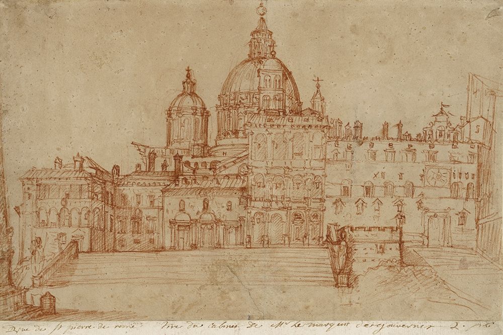 View of Saint Peters, 1603 art print by Federico Zuccaro for $57.95 CAD