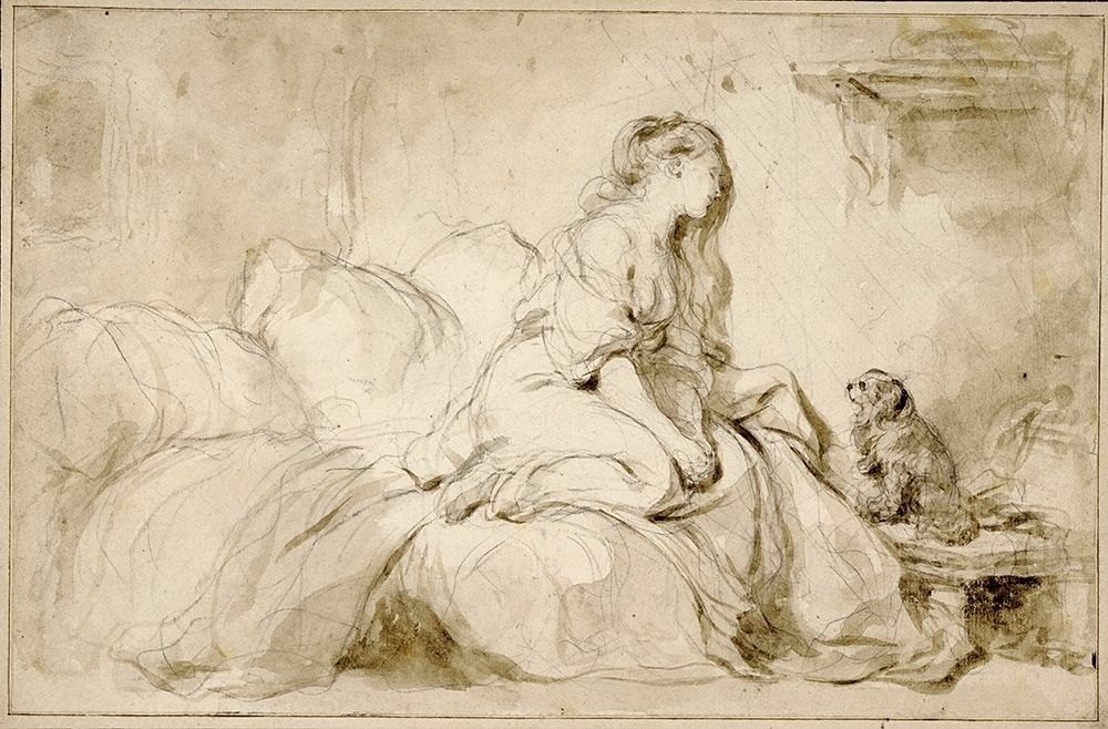 Oh! If Only He Were as Faithful to Me art print by Jean-Honore Fragonard for $57.95 CAD