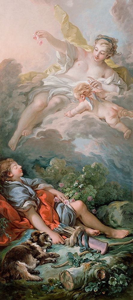 Aurora and Cephalus (detail) art print by Francois Boucher for $57.95 CAD