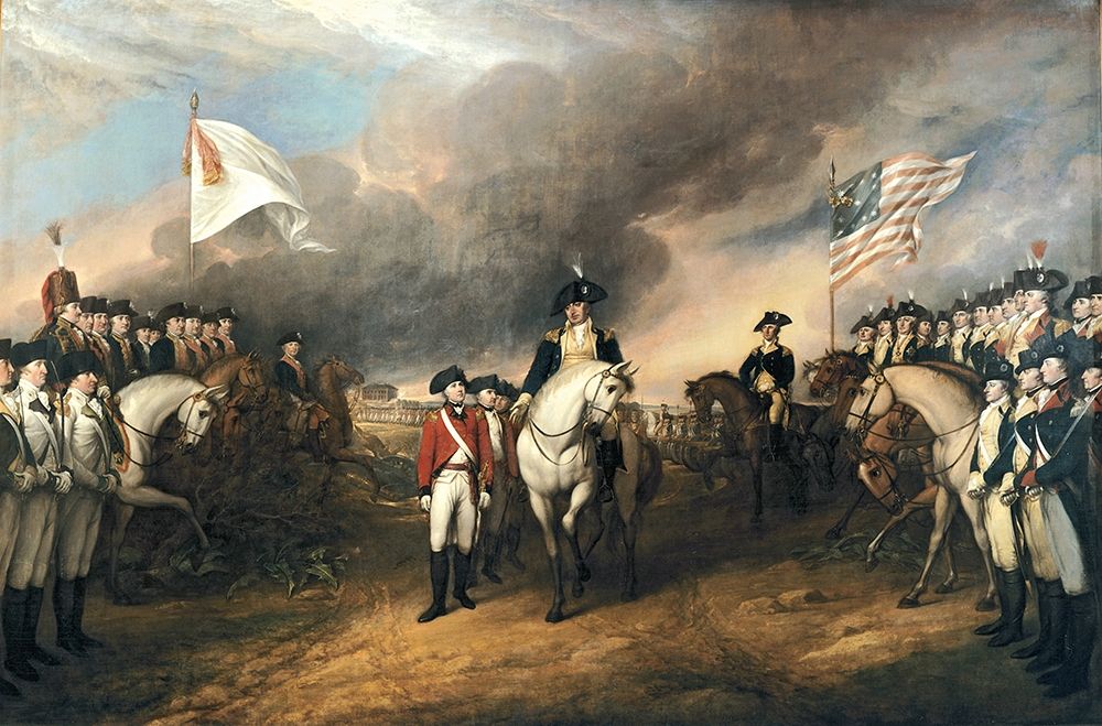 Surrender of Lord Cornwallis art print by John Trumbull for $57.95 CAD