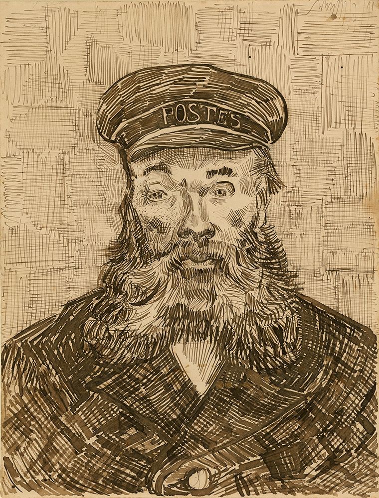 Portrait of Joseph-Ã‰tienne Roulin art print by Vincent van Gogh for $57.95 CAD