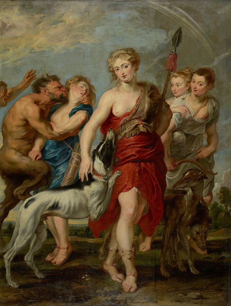 Diana and Her Nymphs on the Hunt art print by Peter Paul Rubens for $57.95 CAD
