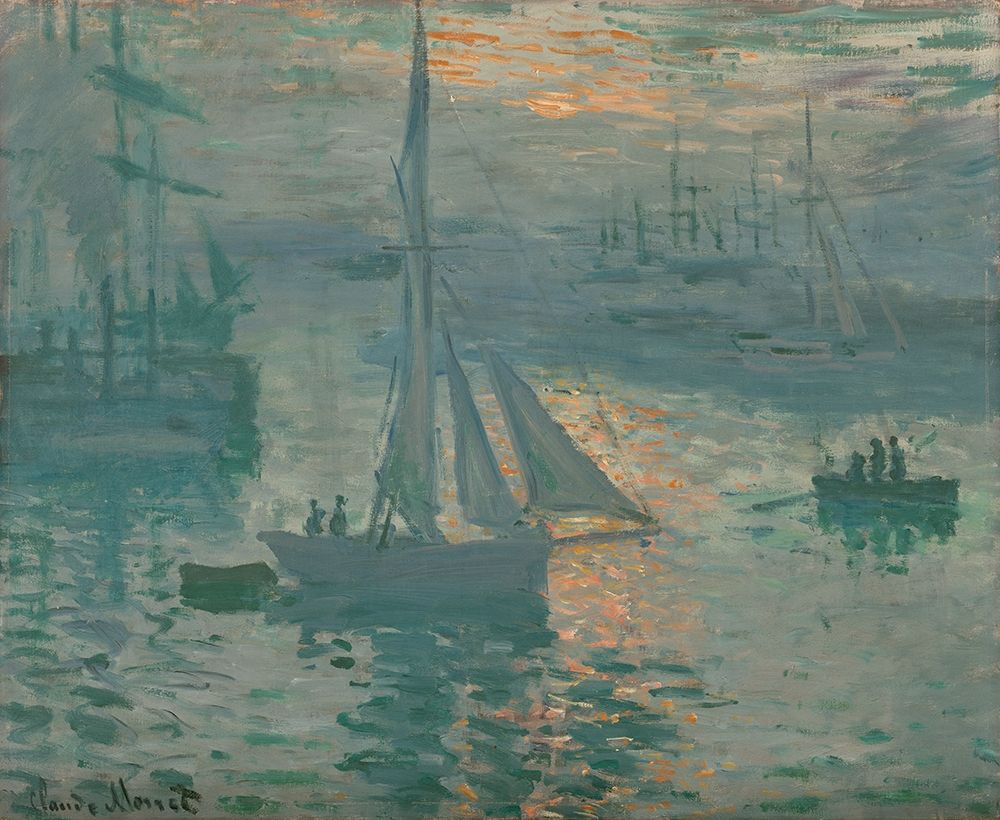 Sunrise (Marine) art print by Claude Monet for $57.95 CAD