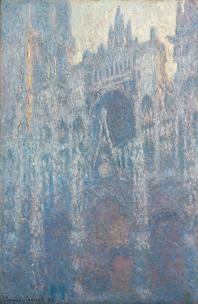 The Portal of Rouen Cathedral in Morning Light art print by Claude Monet for $57.95 CAD