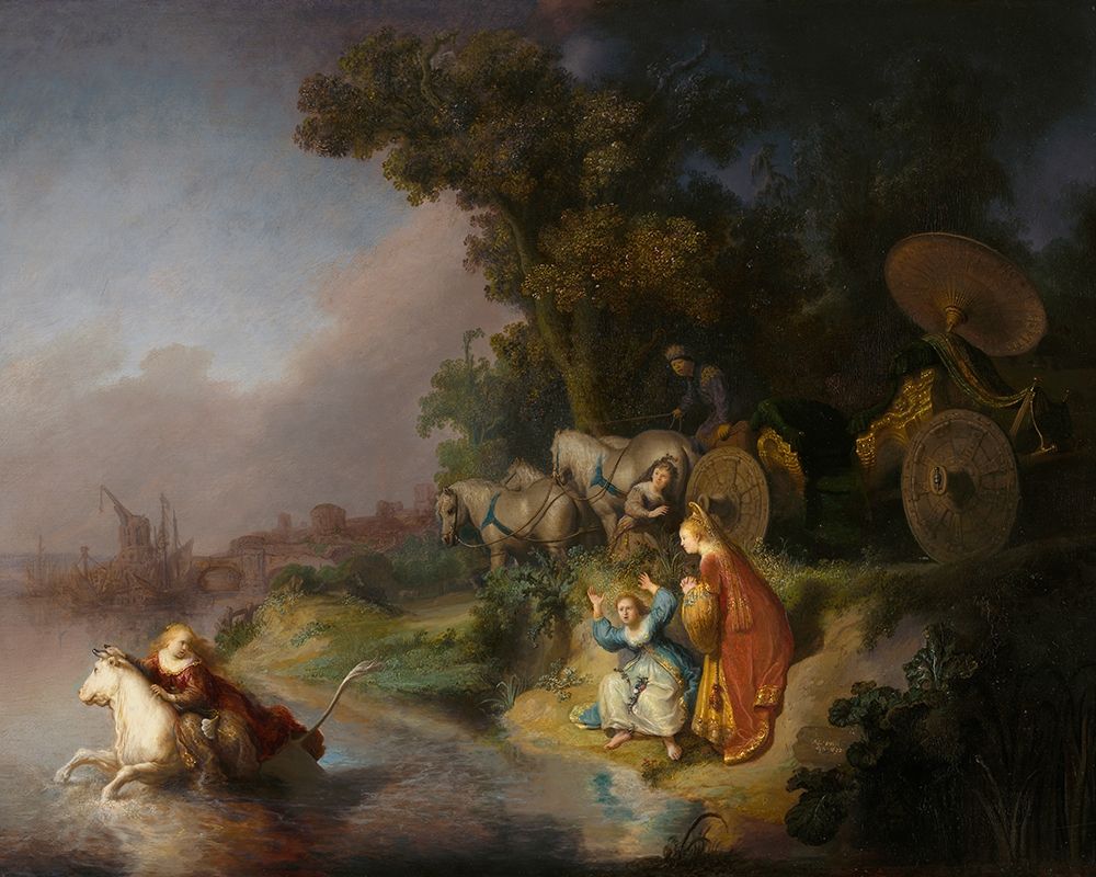 The Abduction of Europa art print by Rembrandt Harmensz van Rijn for $57.95 CAD