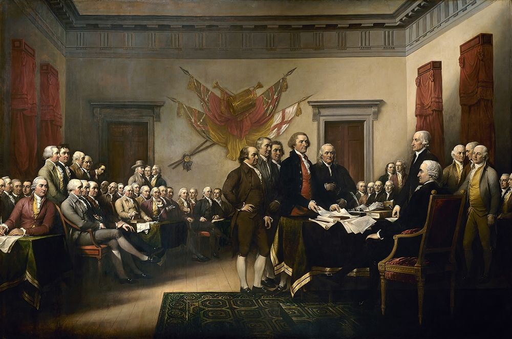 Declaration of Independence art print by John Trumbull for $57.95 CAD