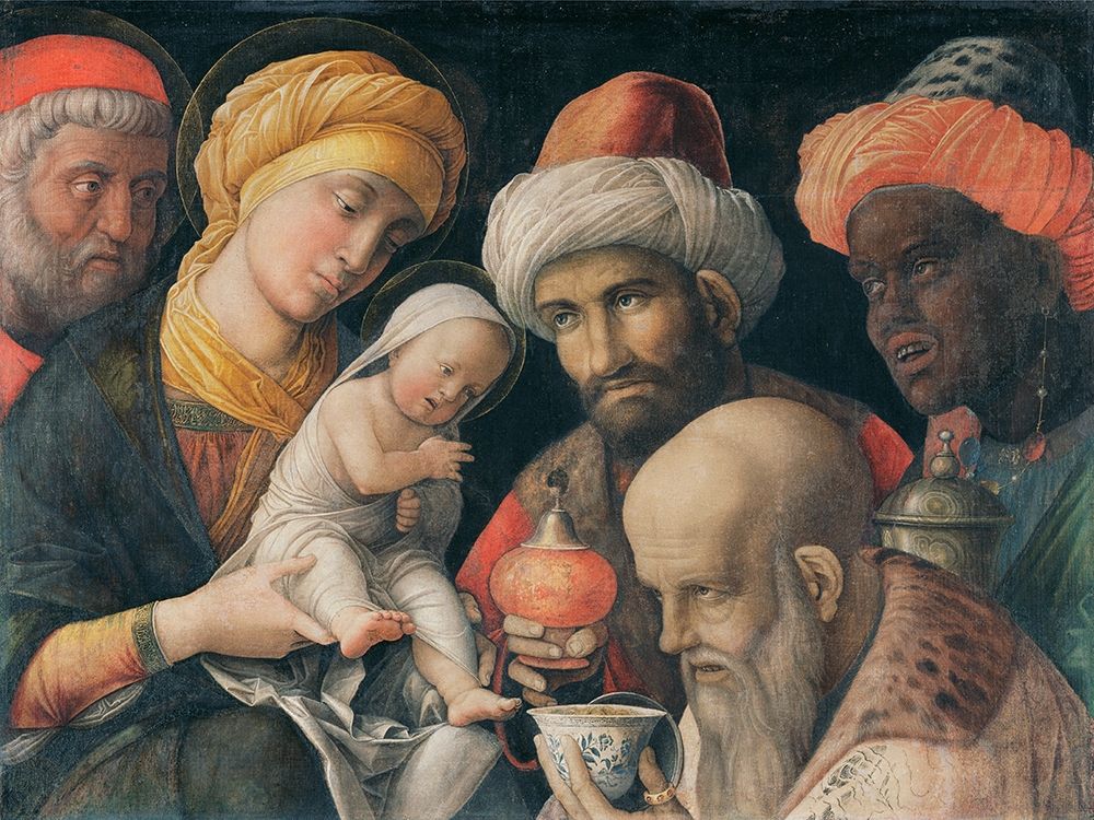 Adoration of the Magi art print by Andrea Mantegna for $57.95 CAD