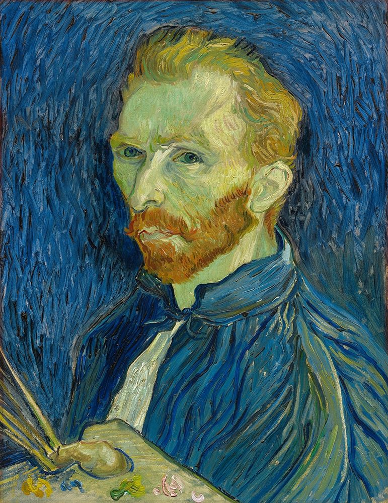 Self-Portrait, 1889 art print by Vincent van Gogh for $57.95 CAD
