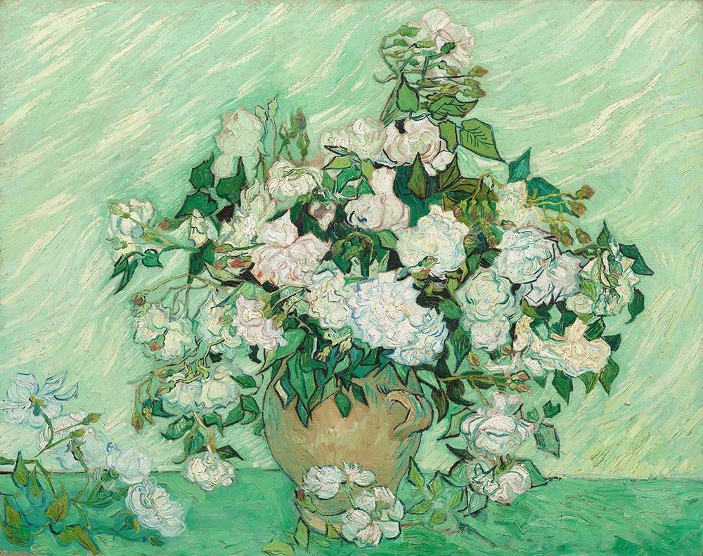 Roses, 1890 art print by Vincent van Gogh for $57.95 CAD