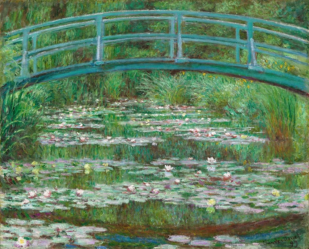 The Japanese Footbridge, 1899 art print by Claude Monet for $57.95 CAD