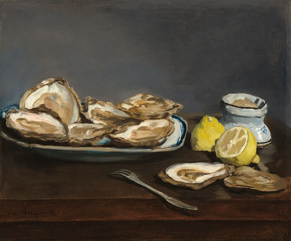 Oysters art print by Edouard Manet for $57.95 CAD