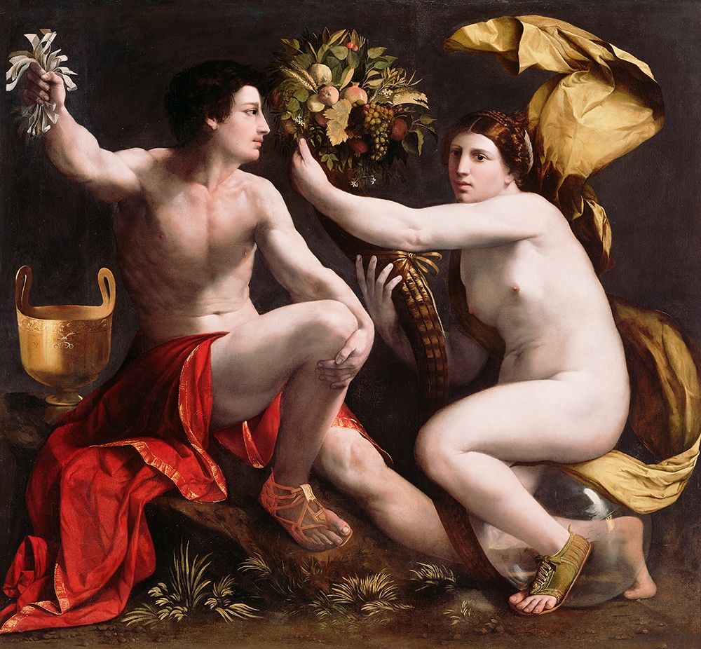 Allegory of Fortune art print by Dosso Dossi for $57.95 CAD