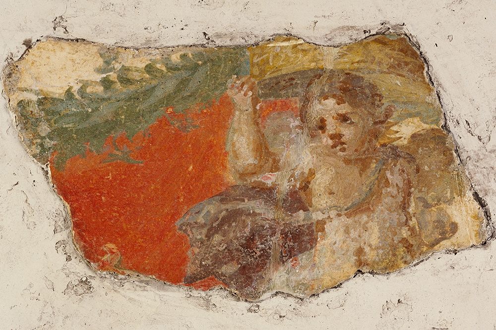 Fresco Fragment art print by Unknown 1st Century Roman Artisan for $57.95 CAD