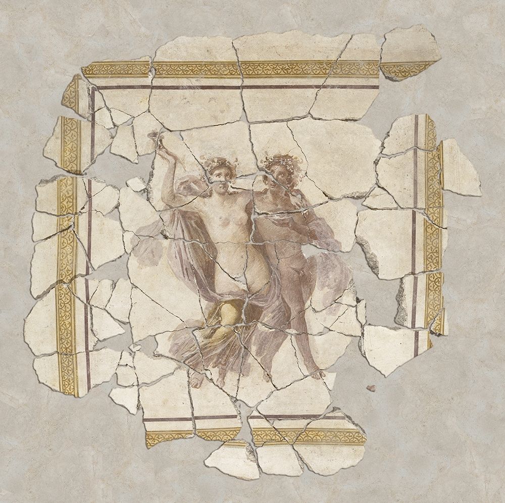 Fresco Fragment art print by Unknown 1st Century Roman Artisan for $57.95 CAD