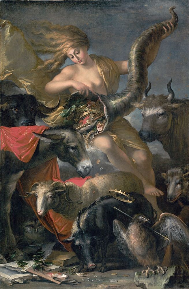 Allegory of Fortune art print by Salvator Rosa for $57.95 CAD