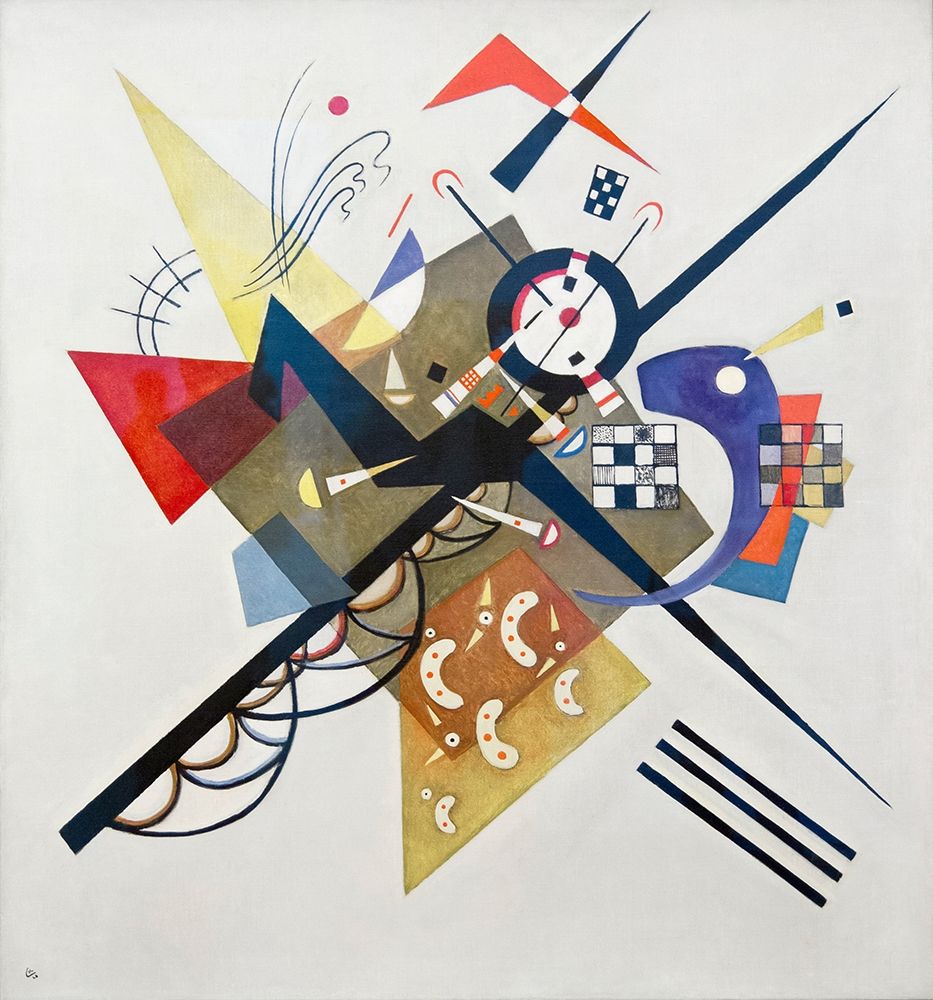 On White II, 1923 art print by Wassily Kandinsky for $57.95 CAD
