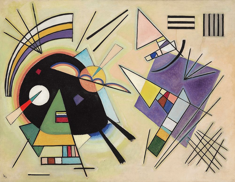 Black and Violet, 1923 art print by Wassily Kandinsky for $57.95 CAD