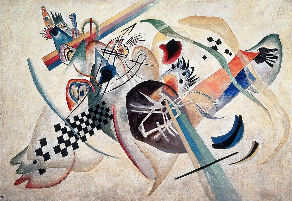 Composition 224 (On White), 1920 art print by Wassily Kandinsky for $57.95 CAD