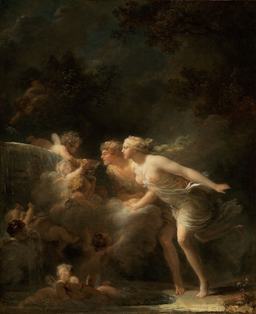 The Fountain of Love art print by Jean-Honore Fragonard for $57.95 CAD