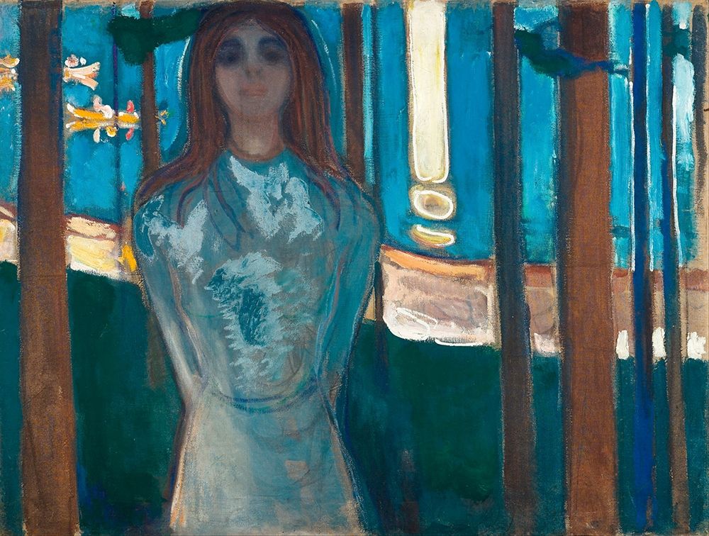 The Voice / Summer Night, 1896 art print by Edvard Munch for $57.95 CAD