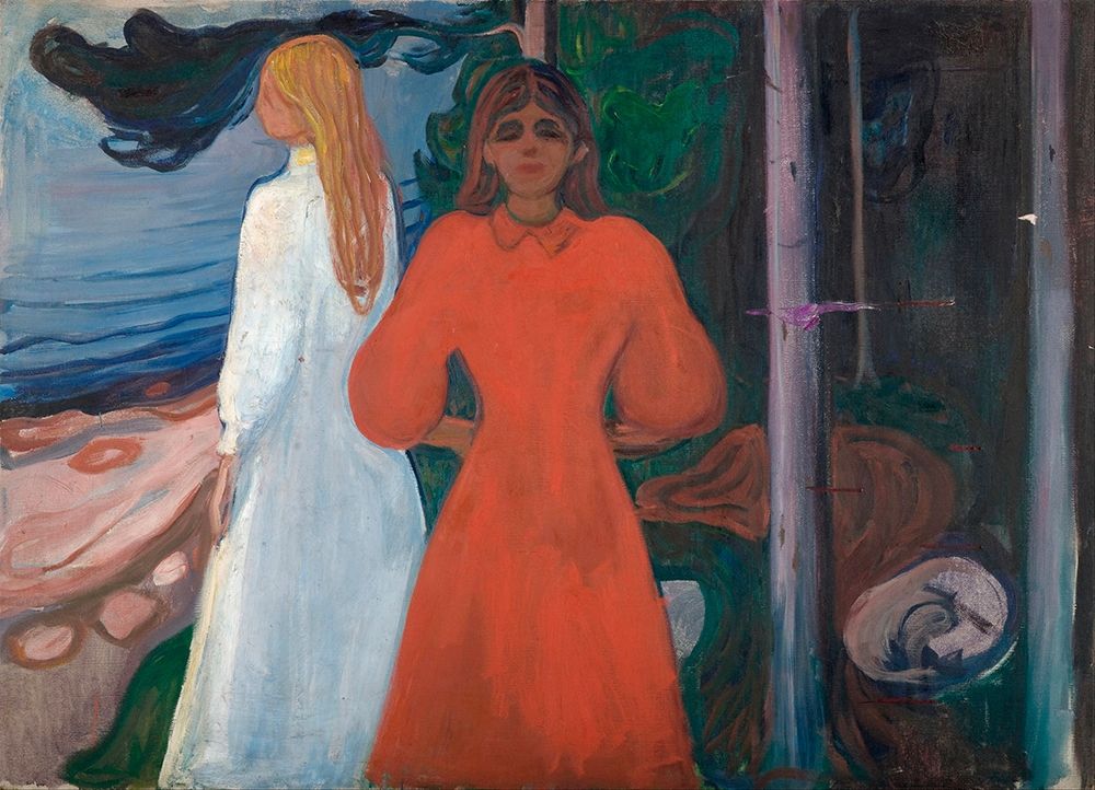 Red and White, 1899-1900 art print by Edvard Munch for $57.95 CAD