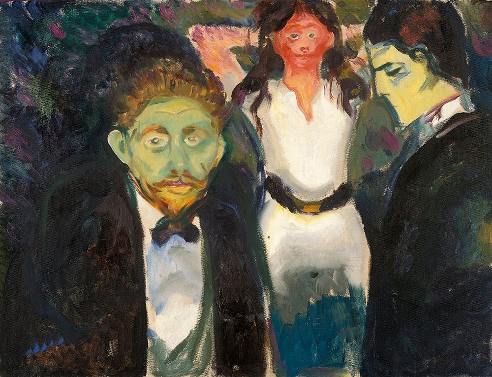 Jealousy, 1907 art print by Edvard Munch for $57.95 CAD