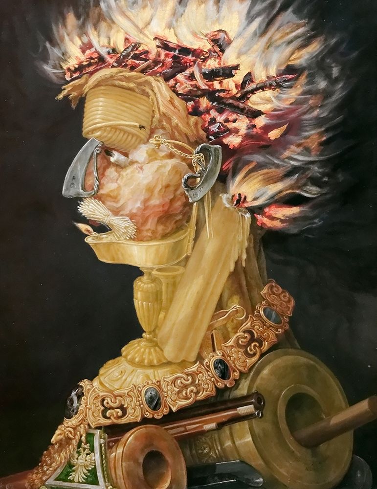 Fire art print by Giuseppe Arcimboldo for $57.95 CAD