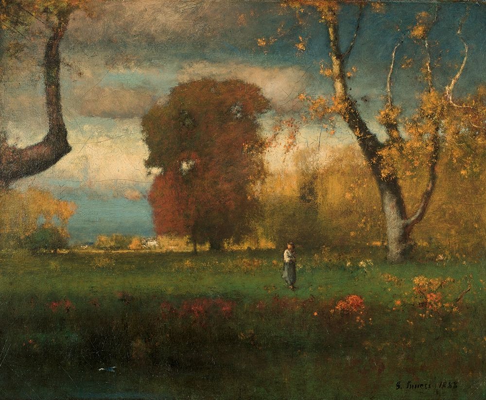 Landscape art print by George Inness for $57.95 CAD