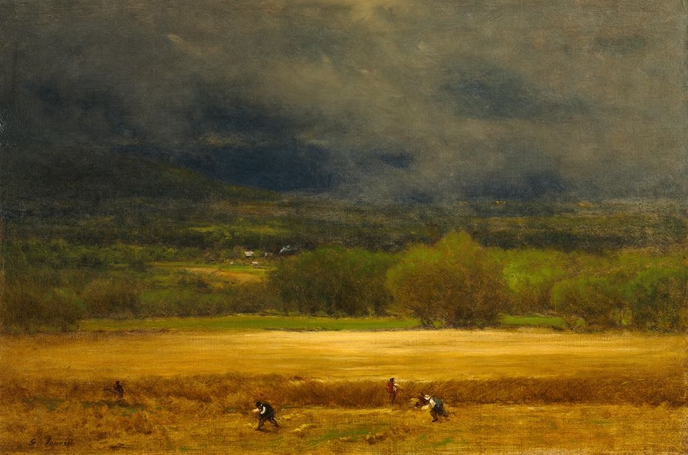The Wheat Field art print by George Inness for $57.95 CAD