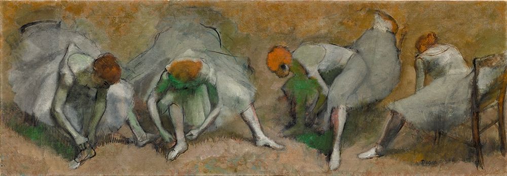 Frieze of Dancers art print by Edgar Degas for $57.95 CAD