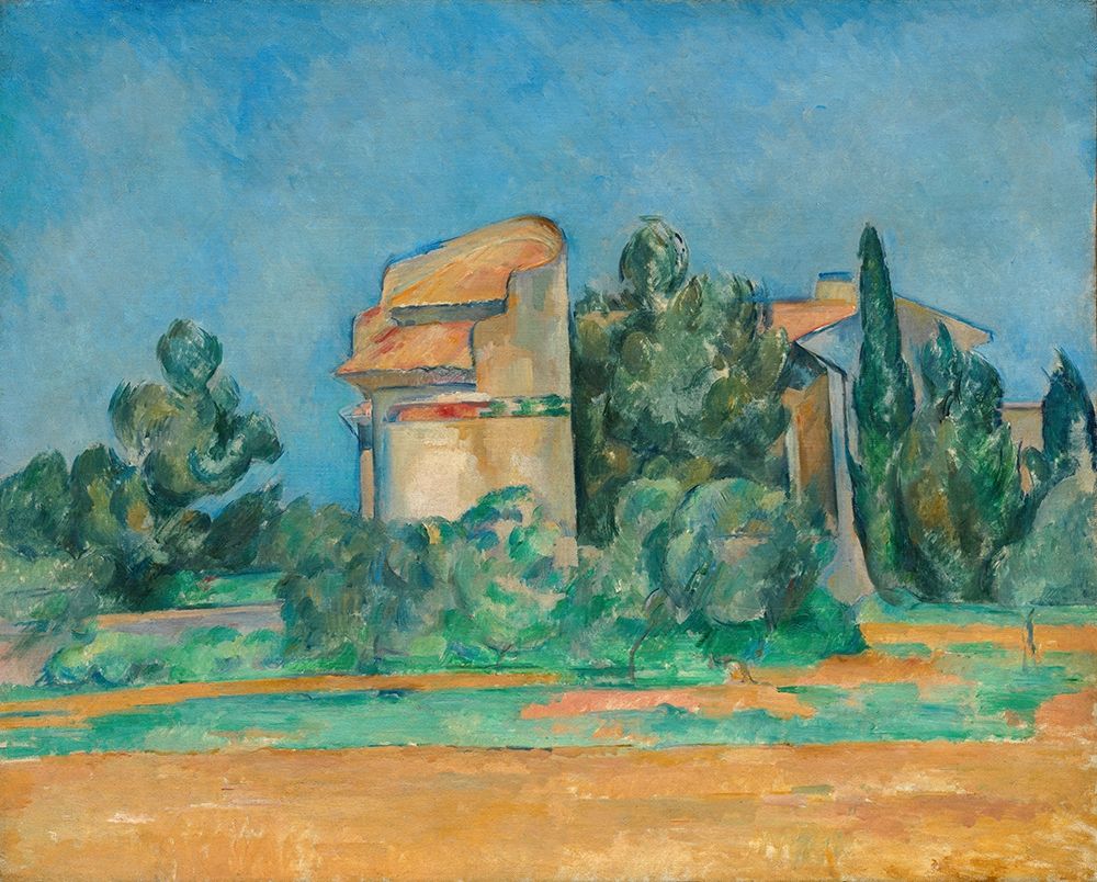 The Pigeon Tower at Bellevue art print by Paul Cezanne for $57.95 CAD